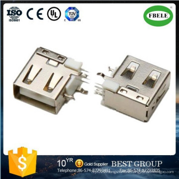 Panel Mount Waterproof Connector Terminal Micro USB Connector USB Connector (FBELE)